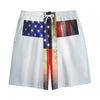 American Christian Cross Flag Print Cotton Shorts