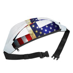 American Christian Cross Flag Print Fanny Pack