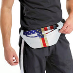 American Christian Cross Flag Print Fanny Pack