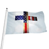 American Christian Cross Flag Print Flag