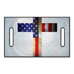 American Christian Cross Flag Print Golf Cart Seat Cover