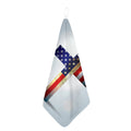 American Christian Cross Flag Print Hand Towel