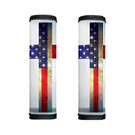 American Christian Cross Flag Print Handle Covers