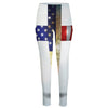 American Christian Cross Flag Print High-Waisted Pocket Leggings