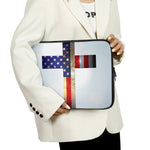 American Christian Cross Flag Print Laptop Sleeve