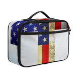 American Christian Cross Flag Print Portable Lunch Bag