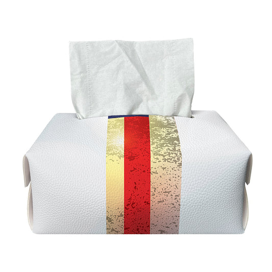 American Christian Cross Flag Print Rectangle Tissue Box Cover