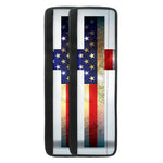 American Christian Cross Flag Print Refrigerator Handle Covers