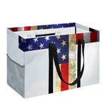 American Christian Cross Flag Print Utility Tote Bag