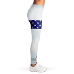 American Christian Cross Flag Print Women's Leggings