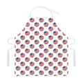 American Circle Flag Pattern Print Adjustable Apron