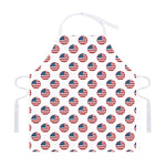 American Circle Flag Pattern Print Adjustable Apron