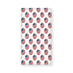 American Circle Flag Pattern Print Baby Crib Sheet