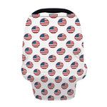 American Circle Flag Pattern Print Baby Seat Cover