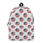 American Circle Flag Pattern Print Backpack