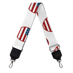 American Circle Flag Pattern Print Bag Strap