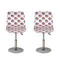 American Circle Flag Pattern Print Bar Stool Covers
