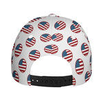 American Circle Flag Pattern Print Baseball Cap