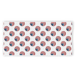 American Circle Flag Pattern Print Beach Towel
