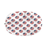 American Circle Flag Pattern Print Car Side Mirror Covers