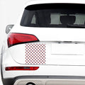 American Circle Flag Pattern Print Car Sticker