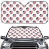 American Circle Flag Pattern Print Car Windshield Sun Shade