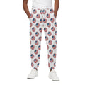 American Circle Flag Pattern Print Cotton Sweatpants