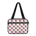 American Circle Flag Pattern Print Double Strap Bible Bag