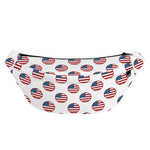 American Circle Flag Pattern Print Fanny Pack
