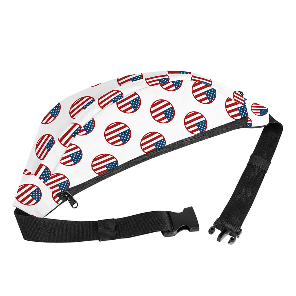 American Circle Flag Pattern Print Fanny Pack
