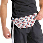 American Circle Flag Pattern Print Fanny Pack