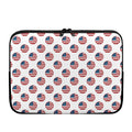 American Circle Flag Pattern Print Laptop Sleeve