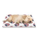 American Circle Flag Pattern Print Pet Cooling Mat Cover