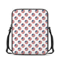 American Circle Flag Pattern Print Rectangular Crossbody Bag