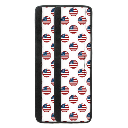 American Circle Flag Pattern Print Refrigerator Handle Covers