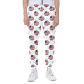 American Circle Flag Pattern Print Joggers