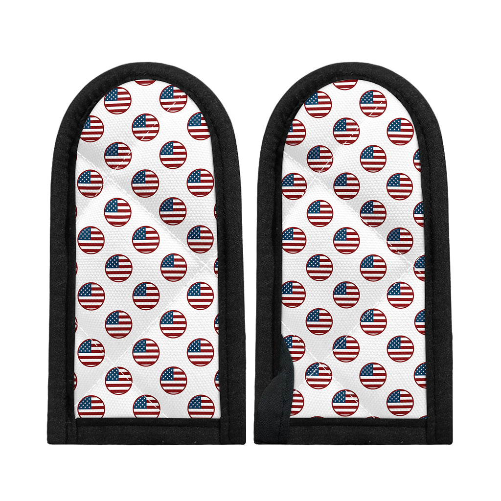 American Circle Flag Pattern Print Skillet Handle Cover