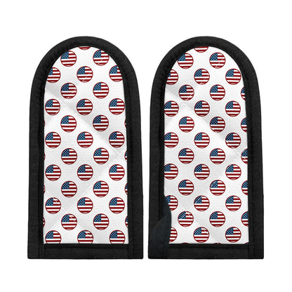 American Circle Flag Pattern Print Skillet Handle Cover
