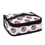 American Circle Flag Pattern Print Small Lunch Bag