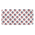 American Circle Flag Pattern Print Towel