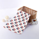 American Circle Flag Pattern Print Towel