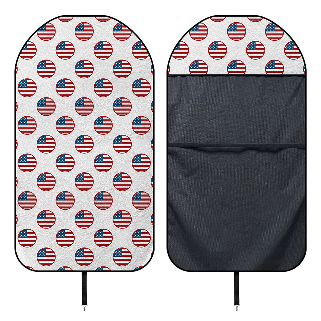 American Circle Flag Pattern Print Waterproof Car Seat Cover