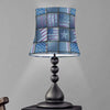 American Denim Patchwork Pattern Print Bell Lamp Shade