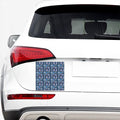 American Denim Patchwork Pattern Print Car Sticker
