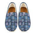 American Denim Patchwork Pattern Print Casual Shoes