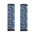 American Denim Patchwork Pattern Print Handle Covers