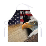 American Dream Of Liberty Print Adjustable Apron