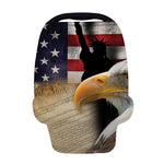 American Dream Of Liberty Print Baby Seat Cover