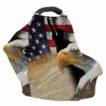 American Dream Of Liberty Print Baby Seat Cover