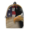 American Dream Of Liberty Print School Backpack